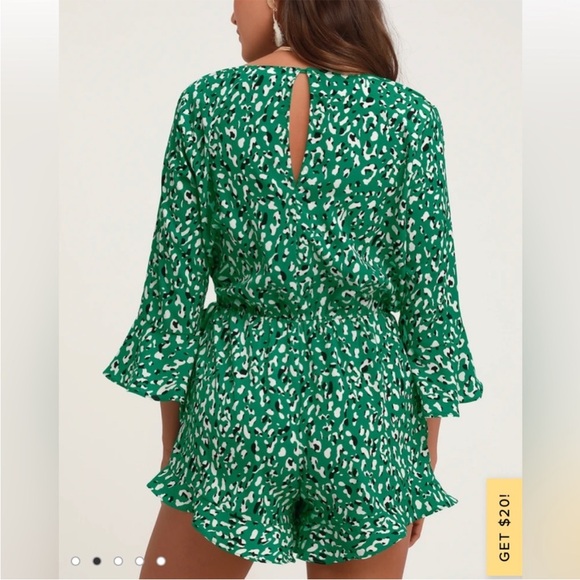 NWT Lulu’s leopard print romper - Picture 2 of 13